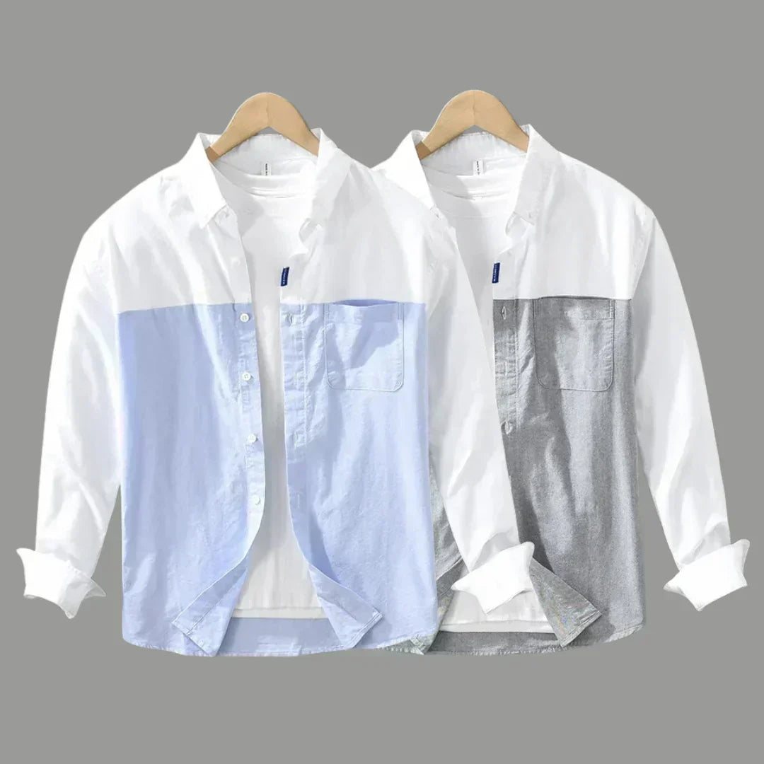 Alexify- Men’s Cotton Designer Shirt -Pack of 2
