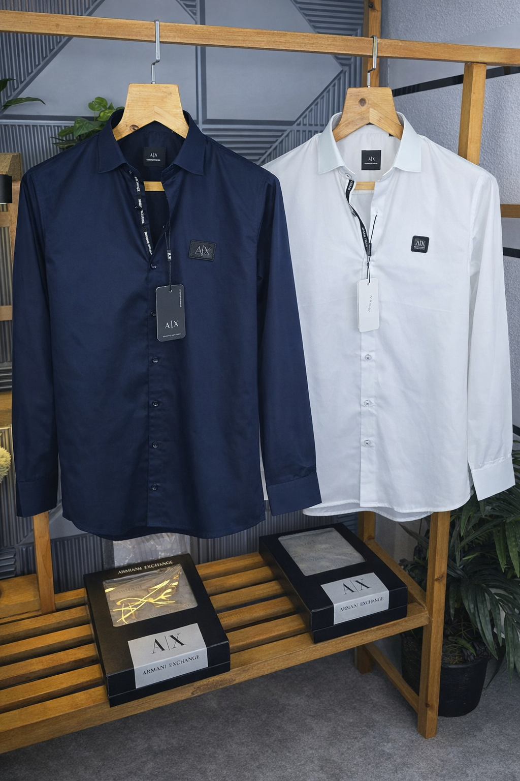 Alexify- Men’s Cotton Designer Shirt -Pack of 2