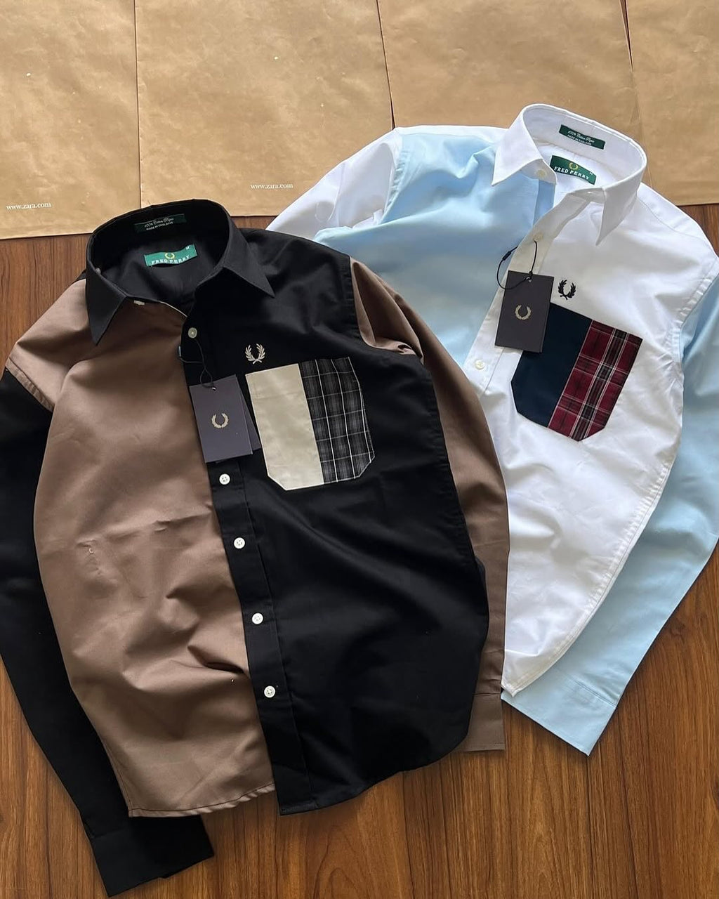 Alexify- Men’s Cotton Designer Shirt -Pack of 2