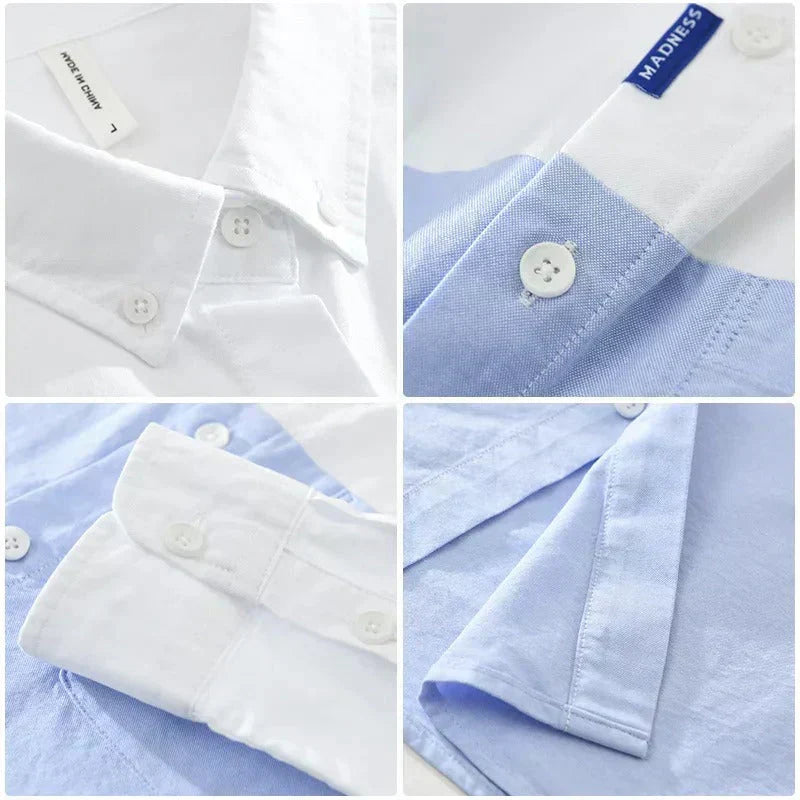 Alexify- Men’s Cotton Designer Shirt -Pack of 2